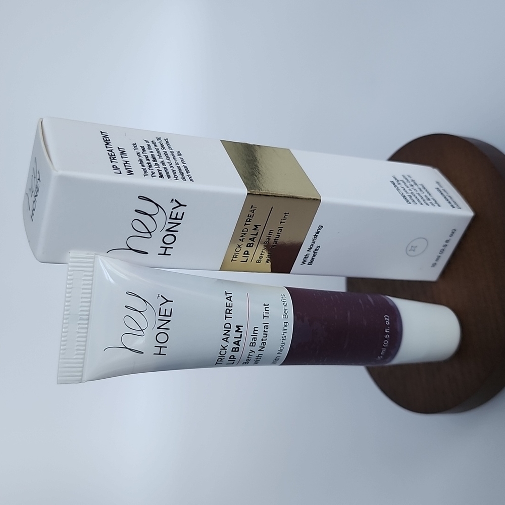 Hey Honey Trick and Treat Lip Balm- Berry Balm with Natural Tint